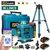 GISAM 4D Kreuzlinienlaser 16 Linien, grüner Strahl, 360° Produktbild-Vorschau 1