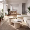 home24 Couchtisch - 2er-Set - Travertin Stein Nachbildung Produktbild-Vorschau 4