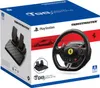 The image shows the retail packaging of a Thrustmaster T98P Ferrari 296 GTB gaming steering wheel and pedal set. Produktbild-Vorschau