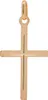 Anhänger Kreuz echt 333-8 Karat Gold mit vergoldeter Produktbild-Vorschau 2