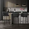 ML-Design set di 4 sgabelli da bar in tessuto antracite Anteprima dell’immagine prodotto 7