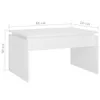vidaXL Konferenční stolek bílý 68x50x38 cm Dřevěný materiál Náhled obrázku produktu 7