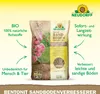 A bag of Neudorff Bentonit SandbodenVerbesserer with descriptive text and images. Produktbild-Vorschau