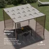 Blumfeldt Shade Cove Vert Beige Gartenpavillon 3x3 m Produktbild-Vorschau 7