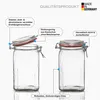 BigDean 6er Set Vorratsgläser 1,1L - Einmachgläser mit Produktbild-Vorschau 2