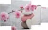 Bild auf Leinwand - Leinwandbild - Yoga weiblich Blume Produktbild-Vorschau 1