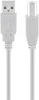 USB-A-auf-USB-B-Kabel, 5 m, grau 2,5 W, 0,5 A, 480 Mbit/s, Produktbild-Vorschau 2