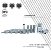 CCLIFE 40tlg Nuss Satz Torx XZN Innen Vielzahn Sechskant Produktbild-Vorschau 3
