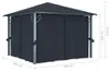 vidaXL Pavillon mit Vorhängen & LED-Lichterkette 3x3 m Produktbild-Vorschau 8