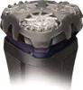 Close-up view of the head of an electric shaver. Voir les images du produit