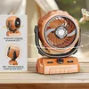 Camping-Ventilator mit LED-Licht, starker Produktbild-Vorschau 4