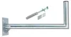 PremiumX 60cm Wandhalter Stahl verzinkt mit Verstrebung Produktbild-Vorschau 1