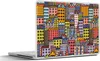 MuchoWow® Laptop Aufkleber Sticker Cover Haus - Regenbogen Produktbild-Vorschau 1