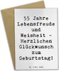 Mr. & Mrs. Panda Grußkarte Spruch 55. Geburtstag Freude - Produktbild-Vorschau 1