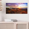 DEQORI Hybrid Leinwand Bild 60x30 cm 'Küstenabschied' Produktbild-Vorschau 4