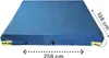 Couvercle de remorque – 258 x 138 x 5 cm – Bleu – Bâche de Voir les images du produit 2