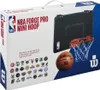 The image shows the packaging of a Wilson NBA Forge Pro Mini Hoop. Produktbild-Vorschau