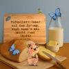 Mr. & Mrs. Panda Holzbrett Spruch Fußballer Sprung - Produktbild-Vorschau 4