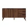 Kommode NOREL 2D3S - Modernes Sideboard in Warmia Walnuss Produktbild-Vorschau 2