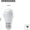 LED žárovka Classic Mini Globe / E27 / 4,1 W (32 W) / 350 lm / teplá bílá Náhled obrázku produktu