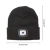 2 X Mütze mit Licht Beleuchtete USB Nachladbare Beanie Produktbild-Vorschau 4