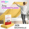 EllaTex Jersey Topper Spannbettlaken 200x200–200x220 Produktbild-Vorschau 2