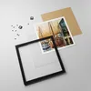 Gerahmtes Poster - Schwarzer Rahmen - Kutter Hafen Öl - Produktbild-Vorschau 4