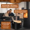 BLACK OAK DAKOTA XL Holzkorb 80L Schwarz mit Produktbild-Vorschau 5