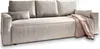 Sofa MENI Creme Kordstoff mit Schlaffunktion, Sofa mit Produktbild-Vorschau 2