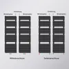 Diagrams showing two different connection types for a radiator: Mittelanschluss (center connection) and Seitenanschluss (side connection). Produktbild-Vorschau