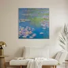 Italienischer Leinwand Leinwandbild - Water lilies in Produktbild-Vorschau 4