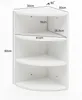 Etagère d'angle blanche 30 x 60 x 30 cm wl5.843 étagère Voir les images du produit 10