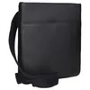 A black Lacoste messenger bag is shown against a white background. Produktbild-Vorschau