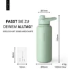 Trinkflasche Edelstahl 1L Thermoflasche Sport Flasche Produktbild-Vorschau 5