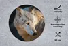 MuchoWow® Mauspad Mousepad Leichter Polarwolf 50x50 cm - Produktbild-Vorschau 2