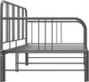 Divano letto allungabile in metallo grigio 90x200 cm Anteprima dell’immagine prodotto 6