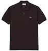 Braunes Poloshirt Lacoste klassische Passform 2 Knöpfe Produktbild-Vorschau 3