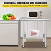 Stół przygotowawczy ze stali nierdzewnej SucceBuy, 61 x Podgląd zdjęcia produktu 2