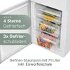 Bomann Kühl-Gefrierkombination weiß, 180x55x55.8 cm Produktbild-Vorschau 4