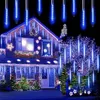 4M Fairy Lights Natale Blu 8 Tubi LED Meteor Shower Fairy Anteprima dell’immagine prodotto 4