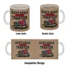 Echte Kerle fahren Traktor Glas Tasse in braun Produktbild-Vorschau 4