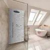 A modern bathroom with a shower, bathtub, and toilet, featuring a tiled shower wall. Produktbild-Vorschau