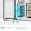 Hisense RS3P538NAIE, Wolnostojący, Typ amerykański, Szary, Podgląd zdjęcia produktu 4
