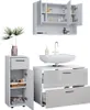 Badmöbel-Set Vicco Irma Weiß Hochglanz 3 Teile, mit Produktbild-Vorschau 8