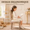 2 Chaises Enfant Bois, Assise Rembourrée, Beige, Dès 3 Ans Voir les images du produit 5