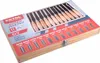 A set of wood carving chisels in a wooden box, displayed at an angle. Anteprima dell’immagine prodotto