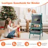Tablica dla dzieci COSTWAY 3 w 1, dwustronna sztaluga z Podgląd zdjęcia produktu 8
