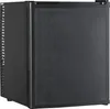A black mini-refrigerator is shown from a side-front angle against a white background. Produktbild-Vorschau