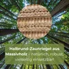 TIMBERMIK 1/2 ⌀ 7cm 8-Pack Halbrundstäbe Holz Länge: 200 cm Produktbild-Vorschau 3