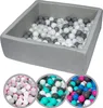 Ballebad 90x90cm mit 150 Ballen Schaumstoffrand waschbar Produktbild-Vorschau 5